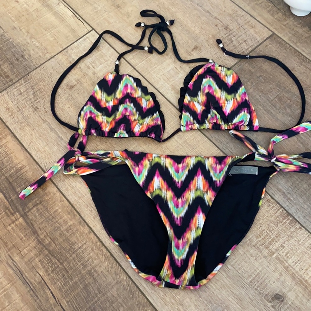 Multi color Vitamin A swimwear